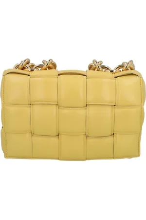 Bottega Veneta Dames, Pre-owned, Geel, Maat: ONE Size Leer