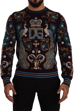 Dolce & Gabbana Heren, Sweatshirts & Hoodies, Veelkleurig, Maat: S Kasjmier