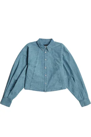 G-Star Dames, Blouses & Shirts, Blauw, Maat: S