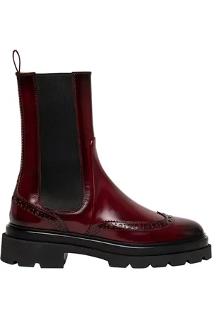 santoni Dames, Schoenen, Rood, Maat: 37 1/2 EU Leer