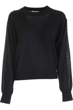 See by Chloé Dames, Sweatshirts & Hoodies, Zwart, Maat: L Wol