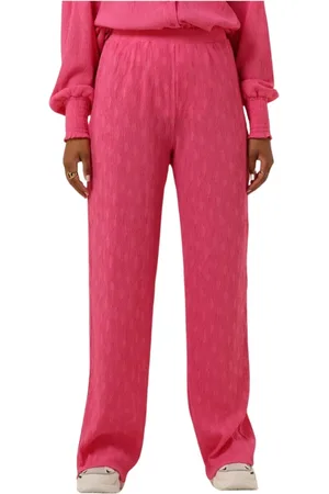 Alix the label Dames, Broeken, Roze, Maat: L Poliester