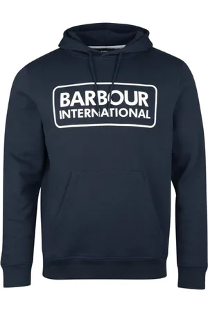 Barbour Heren, Sweatshirts & Hoodies, Blauw, Maat: M Katoen