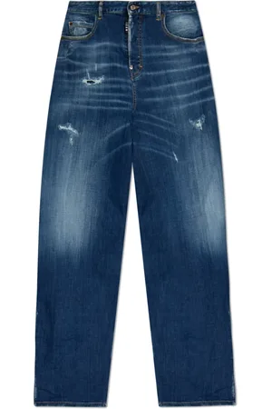 Dsquared2 Dames, Jeans, Blauw, Maat: M Katoen