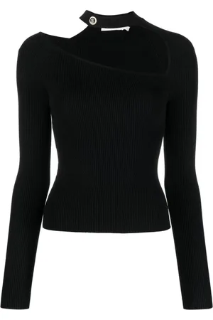 Simkhai Dames, Truien, Zwart, Maat: L Nylon