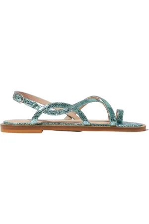 Scarosso Dames, Schoenen, Groen, Maat: 39 1/2 EU Leer