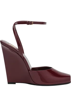 Saint Laurent Dames, Schoenen, Rood, Maat: 40 EU Leer