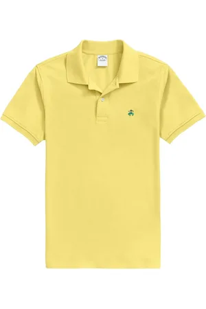 Brooks Brothers Heren, Tops, Geel, Maat: XL Fleece