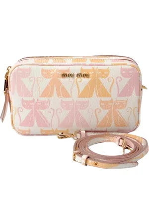 Miu Miu Dames, Pre-owned, Roze, Maat: ONE Size Leer