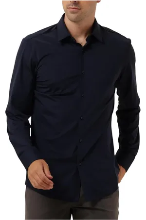 HUGO BOSS Heren, Overhemden, Blauw, Maat: 2XL