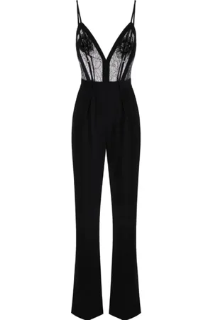 Elisabetta Franchi Dames, Jumpsuits & Playsuits, Zwart, Maat: S