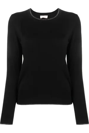 Liu Jo Dames, Truien, Zwart, Maat: XS Viscose