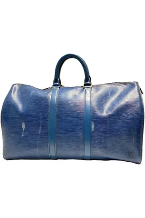 LOUIS VUITTON Dames, Pre-owned, Blauw, Maat: ONE Size Leer