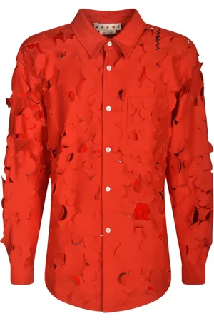 Marni Heren, Overhemden, Rood, Maat: S