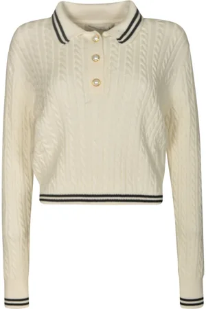 Alessandra Rich Dames, Truien, Wit, Maat: M