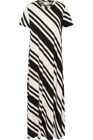 Soaked in Luxury Dames, Jurken, Zwart, Maat: XS Katoen