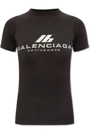 Balenciaga Dames, Tops, Zwart, Maat: S Katoen