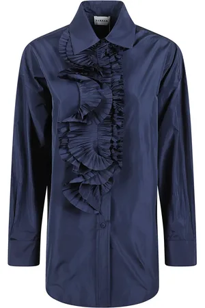 P.A.R.O.S.H. Dames, Blouses & Shirts, Blauw, Maat: XS Taf