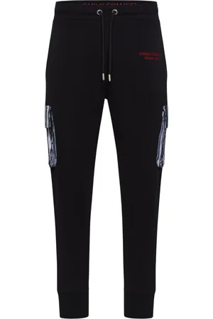 Carlo Colucci Heren, Broeken, Zwart, Maat: XL