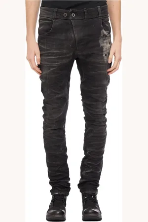 11 BY BORIS BIDJAN SABERI Heren, Jeans, Zwart, Maat: L Denim