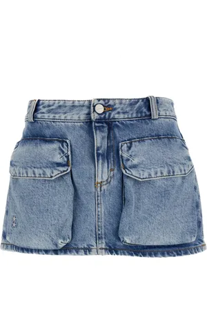 Icon Denim Dames, Rokken, Blauw, Maat: W26 Denim