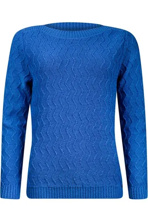Roberto Sarto Dames, Truien, Blauw, Maat: 3XL