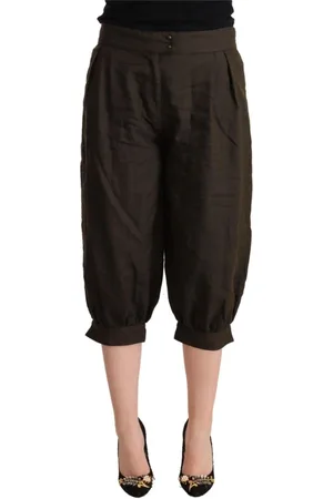 Gianfranco Ferré Dames, Broeken, Bruin, Maat: XL Viscose
