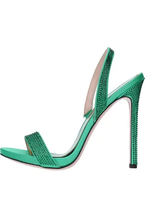 GEDEBE Dames, Schoenen, Groen, Maat: 36 1/2 EU Satijn