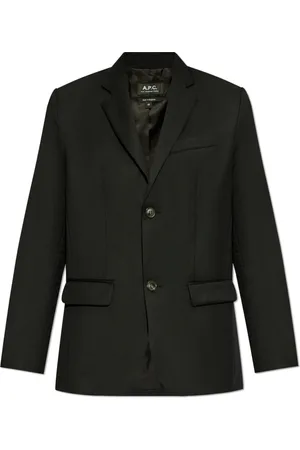 A.P.C. Heren, Jassen, Zwart, Maat: M Wol