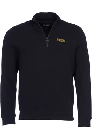 Barbour Heren, Sweatshirts & Hoodies, Zwart, Maat: L Katoen
