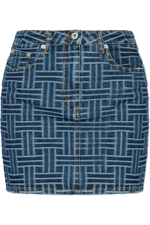 Kenzo Dames, Rokken, Blauw, Maat: W28 Denim