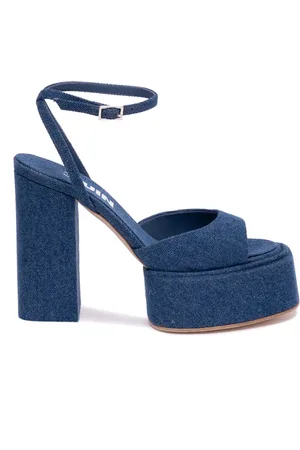 3Juin Dames, Schoenen, Blauw, Maat: 38 1/2 EU