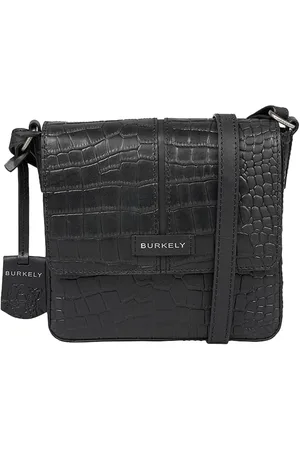 Burkely Dames, Tassen, Zwart, Maat: ONE Size Leer