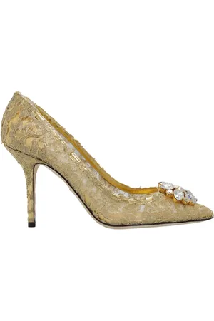 Dolce & Gabbana Dames, Schoenen, Geel, Maat: 38 1/2 EU