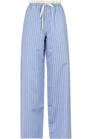 8PM Dames, Broeken, Blauw, Maat: M Viscose