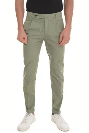 Berwich Heren, Broeken, Groen, Maat: 2XL Katoen