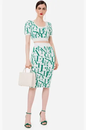 Elisabetta Franchi Dames, Rokken, Groen, Maat: XS Poliester