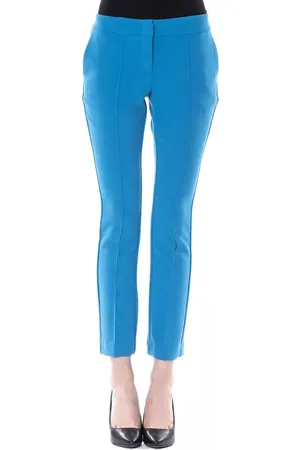 Byblos Dames, Broeken, Blauw, Maat: 2XS