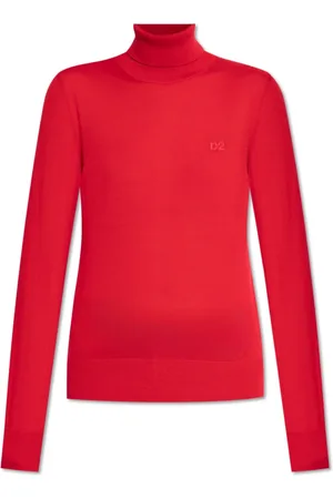 Dsquared2 Dames, Truien, Rood, Maat: 2XS Wol