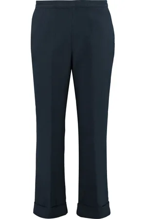 Aspesi Dames, Broeken, Blauw, Maat: L Katoen
