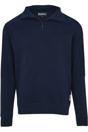 Barbour Heren, Sweatshirts & Hoodies, Blauw, Maat: L Katoen