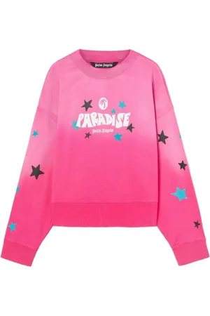 Palm Angels Heren, Sweatshirts & Hoodies, Roze, Maat: S Katoen