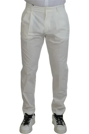 Dolce & Gabbana Heren, Broeken, Wit, Maat: 2XL Katoen