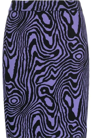 Moschino Dames, Rokken, Blauw, Maat: 2XS Viscose