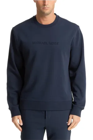 Michael Kors Heren, Sweatshirts & Hoodies, Blauw, Maat: L Katoen