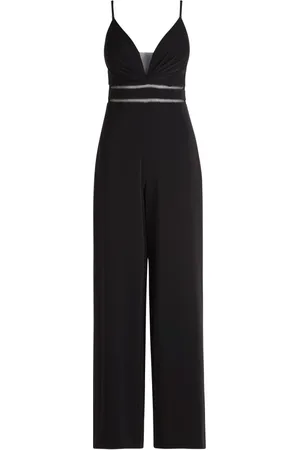 Vera Mont Dames, Jumpsuits & Playsuits, Zwart, Maat: L Leer