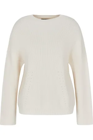 Armani Exchange Dames, Truien, Wit, Maat: S Viscose