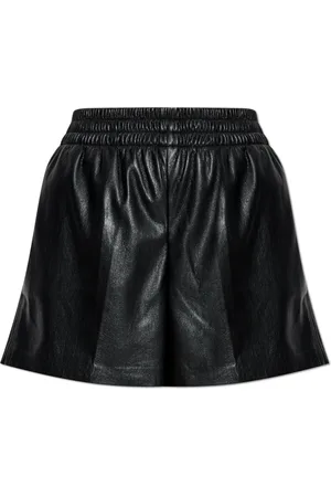 ANINE BING Dames, Korte broeken, Zwart, Maat: M Leer