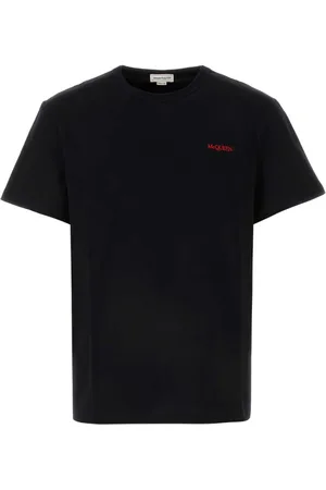 Alexander McQueen Heren, Tops, Zwart, Maat: L Katoen