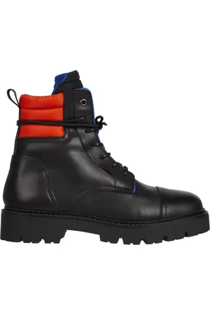 Tommy Hilfiger Heren, Schoenen, Zwart, Maat: 41 EU Leer